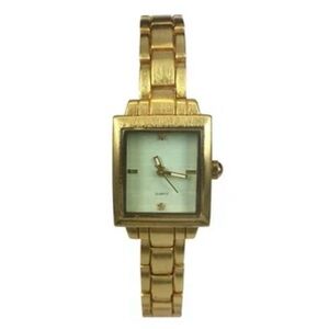 Time and Tru Gold Square Face Women's Watch
